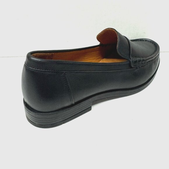 MIZ MOOZ LEATHER SLIP ON FLATS BLACK 37EU / 7US NEW # X-09 - Picture 2 of 4